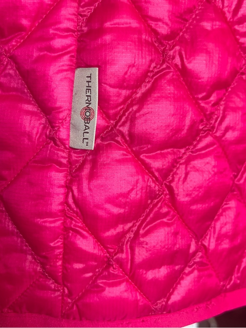 The North Face Thermoball Vest SZ XS Hot Pink Gorpcore Travel Lightweight - Picture 7 of 11